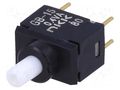 Switch: push-button; Pos: 2; SPDT; 0.01A/28VAC; 0.01A/28VDC; 500MΩ NKK SWITCHES GB15AP