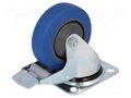 Transport wheel; Ø: 100mm; W: 32mm; H: 128mm; torsional with lock COLSON BPPR-1001-5100