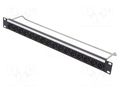 Connector: XLR; patch panel; male; screw; Thread: M3; rack CLIFF CP30181