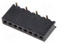 Connector: pin strips; socket; female; PIN: 8; straight; 1A; SMT CONNFLY DS1065-02-1X8S8BS