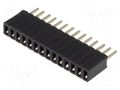 Connector: pin strips; socket; female; PIN: 14; straight; THT; 1x14 CONNFLY DS1065-07-1X14S8BV