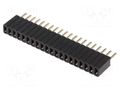 Connector: pin strips; socket; female; PIN: 20; straight; THT; 1x20 CONNFLY DS1065-07-1X20S8BV