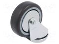 Transport wheel; Ø: 75mm; W: 25mm; H: 100mm; torsional; 60kg COLSON JDPE-0755-1001