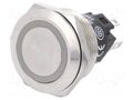 Switch: vandal resistant; Pos: 2; SPDT; 3A/240VAC; 3A/240VDC; ON-ON EAO 82-6151.2134