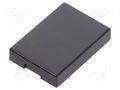 Cap; 17x12x3mm; black; UB; UB NKK SWITCHES AT4116A