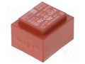 Transformer: encapsulated; 1VA; 230VAC; 6V; 167mA; PCB MYRRA MYRRA-44049