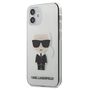 Karl Lagerfeld KLHCP12STRIK iPhone 12 mini 5,4" hardcase Transparent Ikonik, Karl Lagerfeld 3700740483046 3700740483046