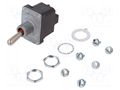 Switch: toggle; Pos: 2; DPST; (ON)-OFF; 6A/230VAC; 18A/28VDC; NT HONEYWELL 2NT1-6