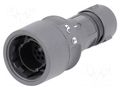 Connector: circular; plug; male; PIN: 16; 3A; 277V; w/o contacts BULGIN PXP6010/16P/CR0910