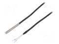Sensor: temperature; Pt1000; 1kΩ; cl.B; Body dim: Ø6x50mm; IP65 TEWA TEMPERATURE SENSORS TT4MPT1000BT350