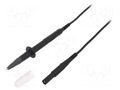 Test lead; 16A; probe tip,banana plug 4mm; Len: 1m; red SCHÜTZINGER SPL7318NI1100-SW