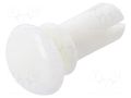 Rivet; polyamide; L.rivet: 10.5mm; Panel cutout diam: 5.1mm; white DREMEC DR8G4025.0X8.5W