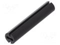 Spacer sleeve; LED; Øout: 4.8mm; ØLED: 3mm; L: 25mm; black; UL94V-0 DREMEC DR8GE04V80542