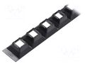 LED lens holder; rectangular; Colour: black; H: 20.2mm LEDIL C16585