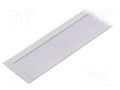 Profiles for LED modules; white; white; L: 1m; FLAT8; aluminium TOPMET TOP-58410001