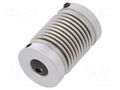 Coupling; Ø1: 10mm; Ø2: 8mm; aluminium,stainless steel; -30÷120°C KÜBLER 8.0000.1102.1008