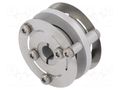Coupling; Ø1: 6mm; Ø2: 6mm; aluminium,stainless steel; -30÷120°C KÜBLER 8.0000.1301.0606