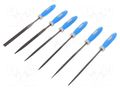 Kit: files; needle; Number of files: 6; Overall len: 160mm; 100mm MEGA PRE-FILE-SET6