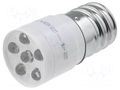 LED lamp; white; E10; 28V; No.of diodes: 1 CML INNOVATIVE TECHNOLOGIES 1864635W3
