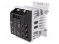 Relay: solid state; 50A; Uswitch: 48÷480VAC; 3-phase; on panel AUTONICS SRH3-1450