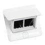 Recessed modular box 4 mod. Legrand 654001 (metal, white) L654001