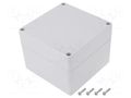 Enclosure: multipurpose; X: 120mm; Y: 120mm; Z: 90mm; polycarbonate GAINTA G279-IP67