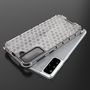 Honeycomb Case armor cover with TPU Bumper for Samsung Galaxy S21+ 5G (S21 Plus 5G) black, Hurtel 5907769323515 5907769323515