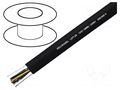 Wire; Lift-2S; 25G1mm2; unshielded; 300V,500V; Cu; stranded; black HELUKABEL LIFT-2S-25X1