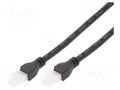 Cable; female; PIN: 2; Len: 0.5m; 300V; 8A; Insulation: PVC; tinned MOLEX MX-245135-0205