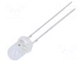 LED; yellow; 5mm; blinking,clear body with diffused lens finish OPTOSUPPLY OSY5MS51A5A