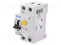 RCBO breaker; Inom: 10A; Ires: 30mA; Max surge current: 250A; IP20 EATON ELECTRIC PFL6-10/1N/B/003