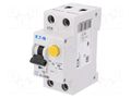 RCBO breaker; Inom: 6A; Ires: 30mA; Max surge current: 250A; 230VAC EATON ELECTRIC PFL6-6/1N/B/003