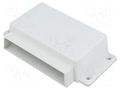 Enclosure: specialist; X: 117mm; Y: 68mm; Z: 28mm; ABS; grey MASZCZYK KM-28F/GY