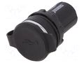 USB socket; 22mm; IP65; on panel; USB 3.0; plastic EMAS T0-BUSB30