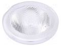 LED lens; round; plexiglass PMMA; transparent; 29÷48°; H: 16.4mm LEDIL C10686