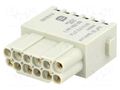 Connector: HDC; module; female; 10A; 250V; Han-Modular®; PIN: 12 HARTING 09140122734