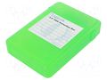 Hard discs housing: 3,5"; plastic; green LOGILINK UA0133G