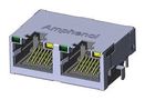 RJ45 CONN, R/A JACK, 8P8C, 2GANGED, TH RJE722886412.