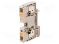 Splice terminal: rail; 57A; spring clamp; beige; wemid; 10mm2; TS35 WEIDMÜLLER A2C10