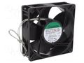 Fan: EC; axial; 230VAC; 120x120x38mm; 109.25m3/h; 31.4dBA; ball SUNON CF4113LBL-ABD
