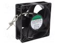 Fan: EC; axial; 230VAC; 120x120x38mm; 153.08m3/h; 40.2dBA; ball SUNON CF4113MBL-ABD