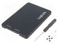 M.2 to SATA adapter; black; 100x70x7mm LOGILINK AD0019
