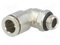 Push-in fitting; angled 90°; -0.95÷16bar; nickel plated brass FESTO NPQM-L-G18-Q8-P10