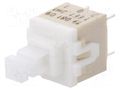 Switch: keypad; Pos: 2; DPST; 0.1A/32VDC; white; none; THT; 1.2N; PVA C&K PVA1EEH11.2NV2