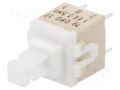 Switch: keypad; Pos: 2; DPST; 0.1A/32VDC; white; none; THT; 3.5N; PVA C&K PVA1EEH13.5NV2