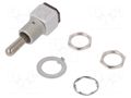 Switch: toggle; Pos: 3; SPDT; (ON)-OFF-(ON); 5A/125VAC; 5A/30VDC HONEYWELL 11TW1-7