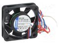 Fan: DC; axial; 5VDC; 40x40x10mm; 8.8m3/h; 26dBA; slide; 6000rpm EBM-PAPST 405F/2H