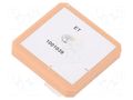 Antenna; GPS; 5.3dBi; 25x25x4.5mm; 1.575GHz KYOCERA AVX 1001039