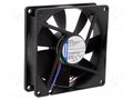 Fan: DC; axial; 24VDC; 92x92x25mm; 84m3/h; 32dBA; ball; 2700rpm EBM-PAPST 3414N