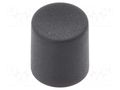 Knob; slider; black; Ø8.2x8.9mm; polyamide; Mounting: push-in CLIFF CS11-BLK